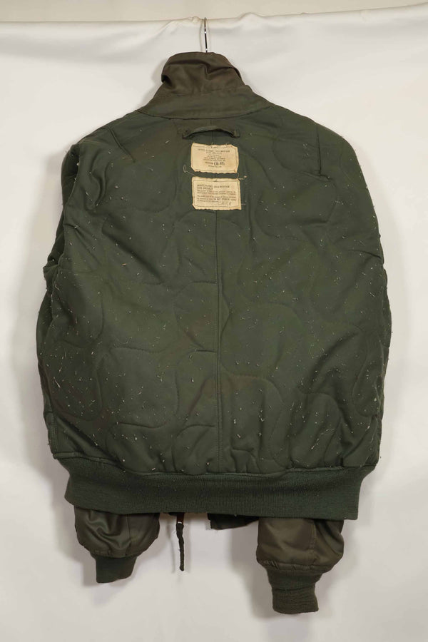 1978年契約　アメリカ海軍　空軍　CWU-45P　フライトジャケット　Medium　中古品