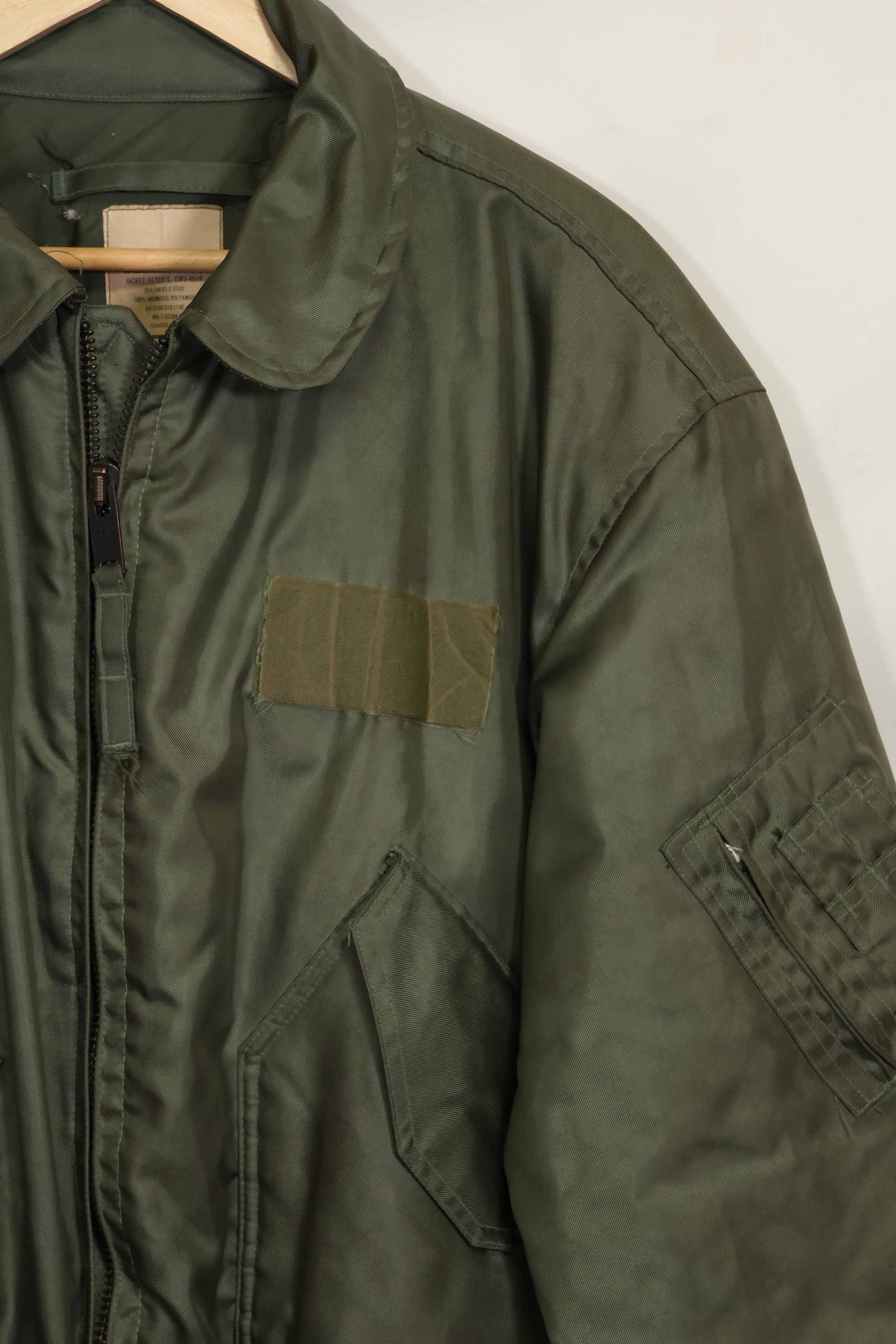 1992年契約　アメリカ海軍　空軍　CWU-45P　フライトジャケット　X-LARGE　中古品