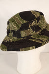 1960s, estimated size M, sewn in Okinawa, CISO cut, Okinawa Tiger boonie hat, used.