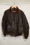 1950s-60s lot US Navy G-1 flight jacket, used.