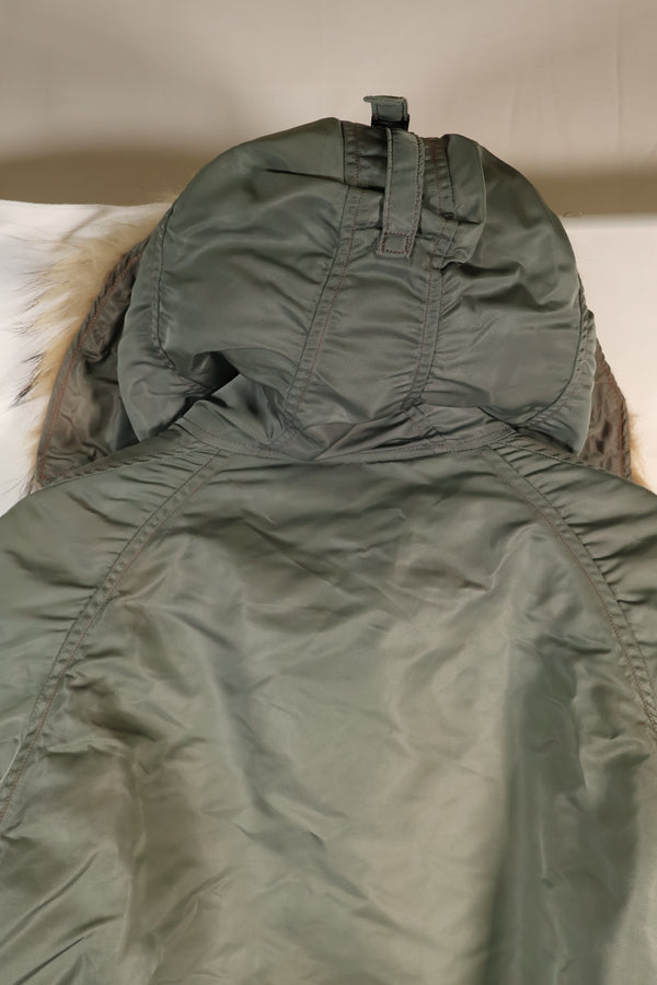 ทศวรรษ 1950 MEDIUM ป้ายสีดำ N-3B Heavy Zone แจ็คเก็ตบินมือสอง