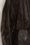 1950s-60s lot US Navy G-1 flight jacket, used.