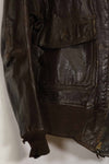 1950s-60s lot US Navy G-1 flight jacket, used.