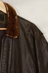 1950s-60s lot US Navy G-1 flight jacket, used.