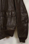 1950s-60s lot US Navy G-1 flight jacket, used.