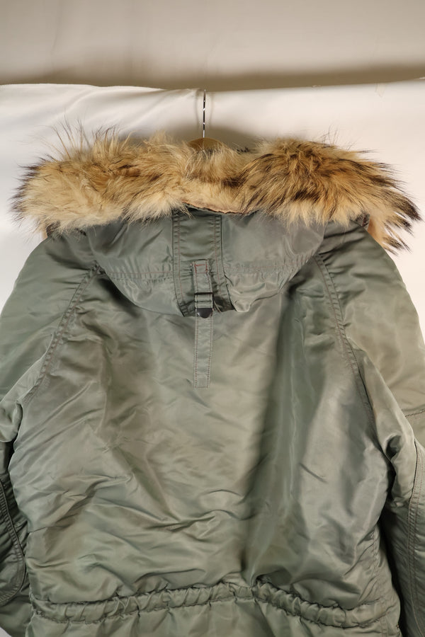 ทศวรรษ 1950 MEDIUM ป้ายสีดำ N-3B Heavy Zone แจ็คเก็ตบินมือสอง