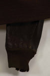 1950s-60s lot US Navy G-1 flight jacket, used.