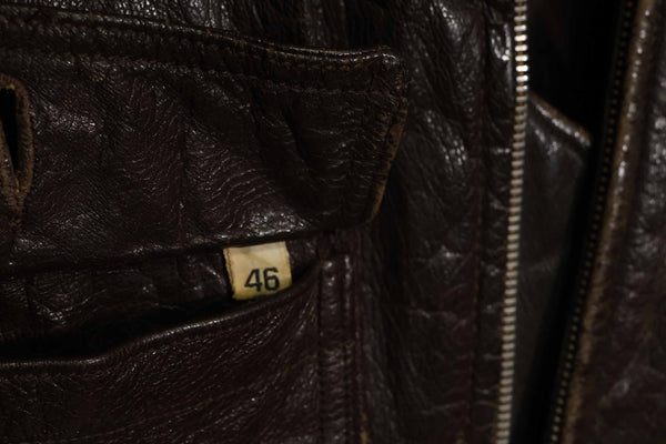 1950s-60s lot US Navy G-1 flight jacket, used.