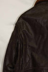 1950s-60s lot US Navy G-1 flight jacket, used.