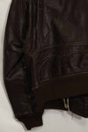 1950s-60s lot US Navy G-1 flight jacket, used.