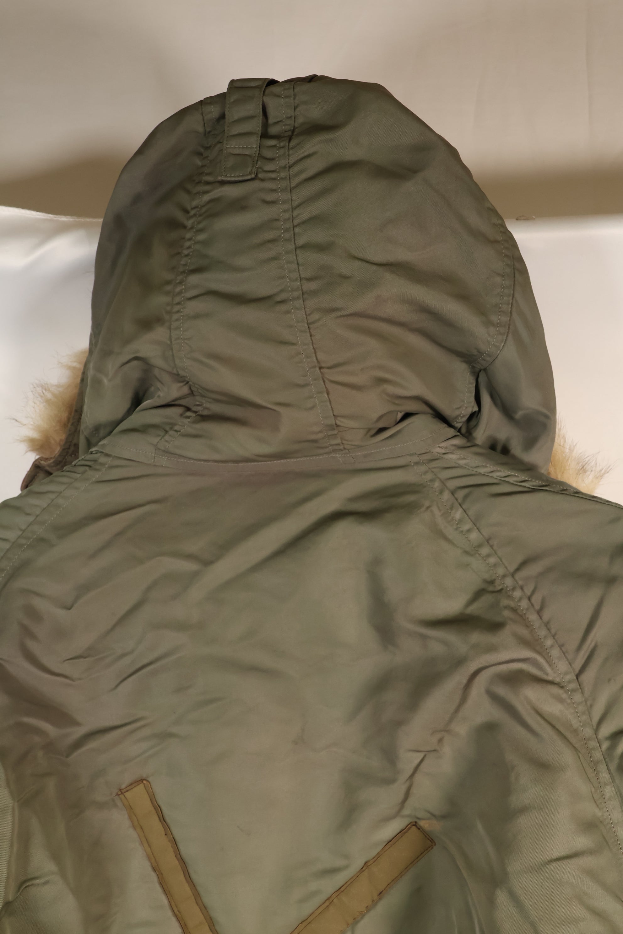 ทศวรรษ 1950 LARGE กองทัพอากาศสหรัฐอเมริกา N-3B เสื้อแจ็คเก็ตสำหรับลูกเรืออากาศยาน รุ่นแกรนด์ครู มือสอง