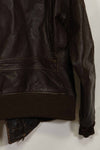 1950s-60s lot US Navy G-1 flight jacket, used.