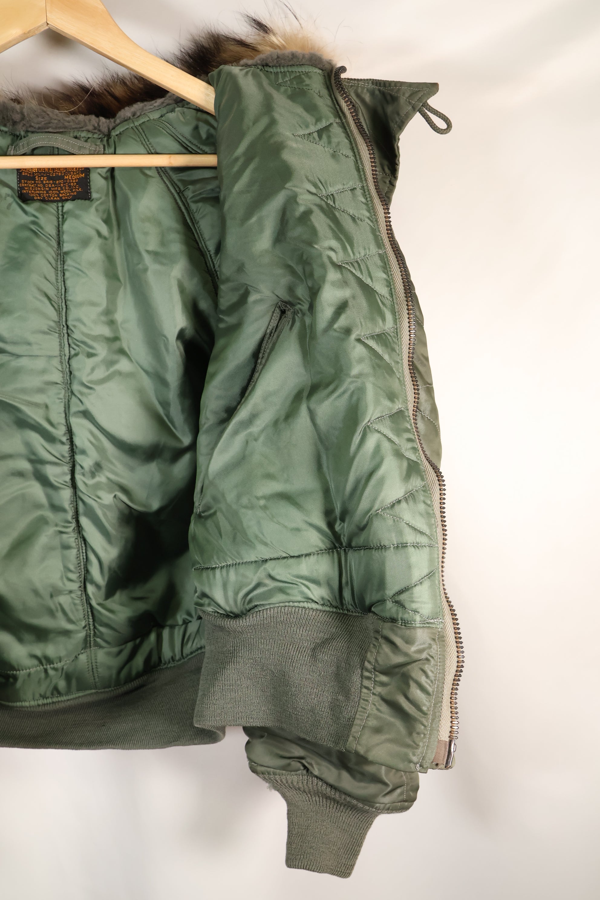 สัญญาปี 1962 MEDIUM N2-B เสื้อแจ็คเก็ตสำหรับลูกเรือการบิน Heavy Zone สินค้ามือสอง