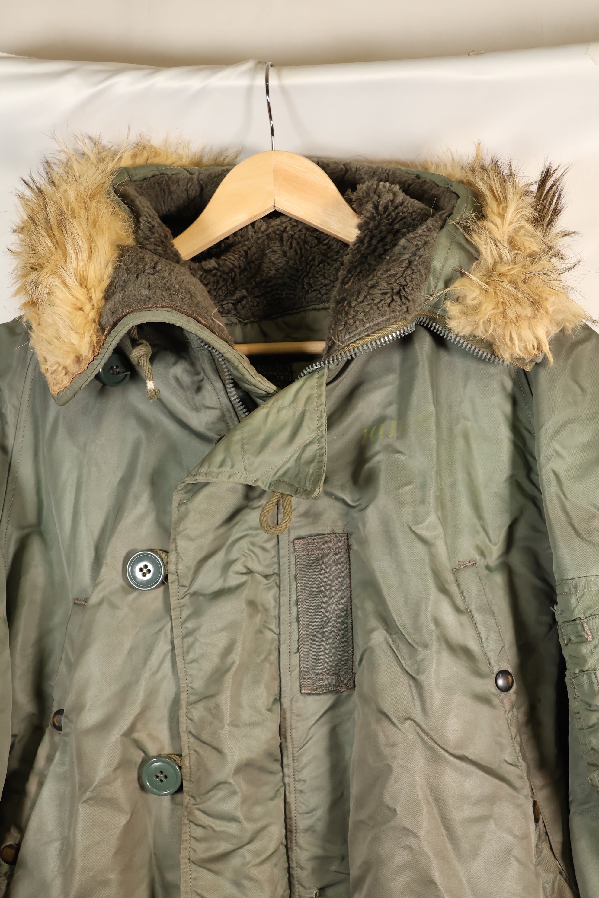 1950s LARGE USAF N-3B Heavy Zone Air Crew Flight Jacket มือสอง