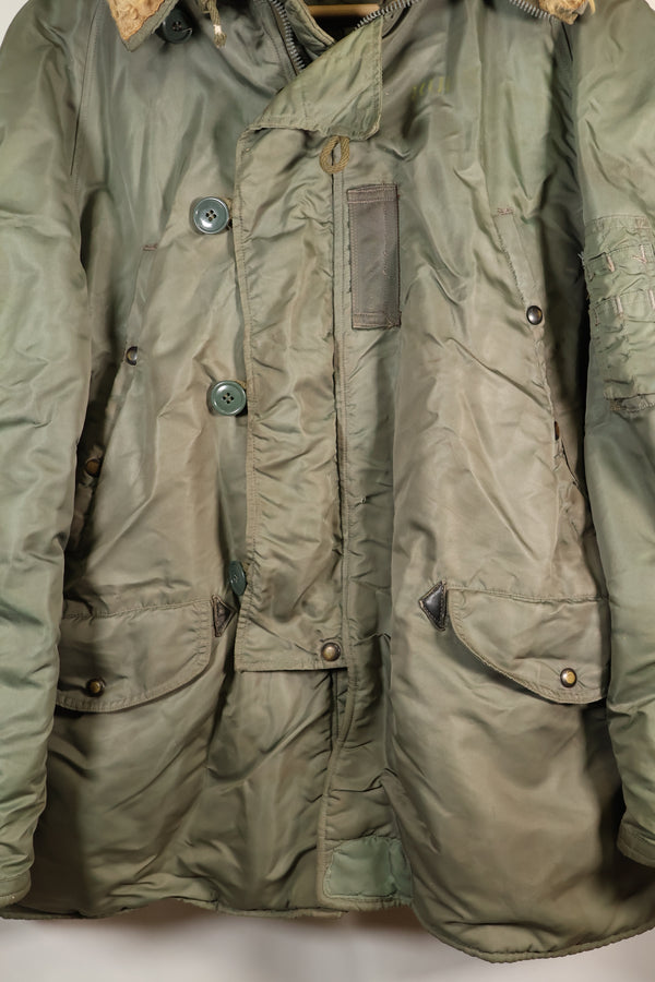 1950s LARGE USAF N-3B Heavy Zone Air Crew Flight Jacket มือสอง