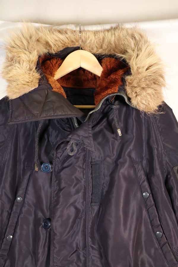 1950's MEDIUM USAF N3-A Flight Jacket Aircrew, faded, used.