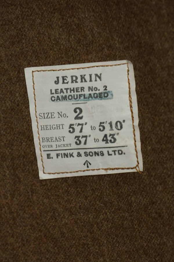 1940s British Army Jerkin No. 2 vest, used, good condition.