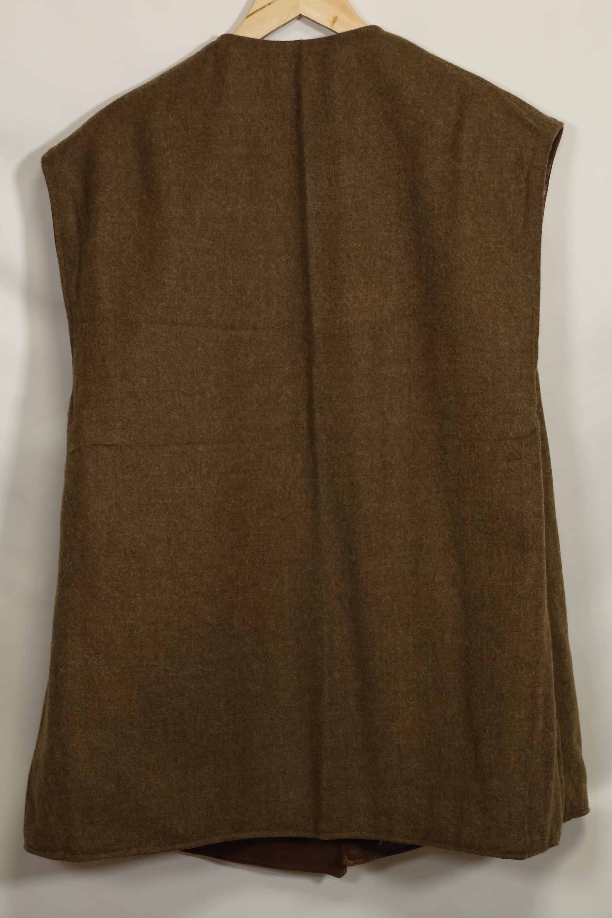 1940s British Army Jerkin No. 2 vest, used, good condition.