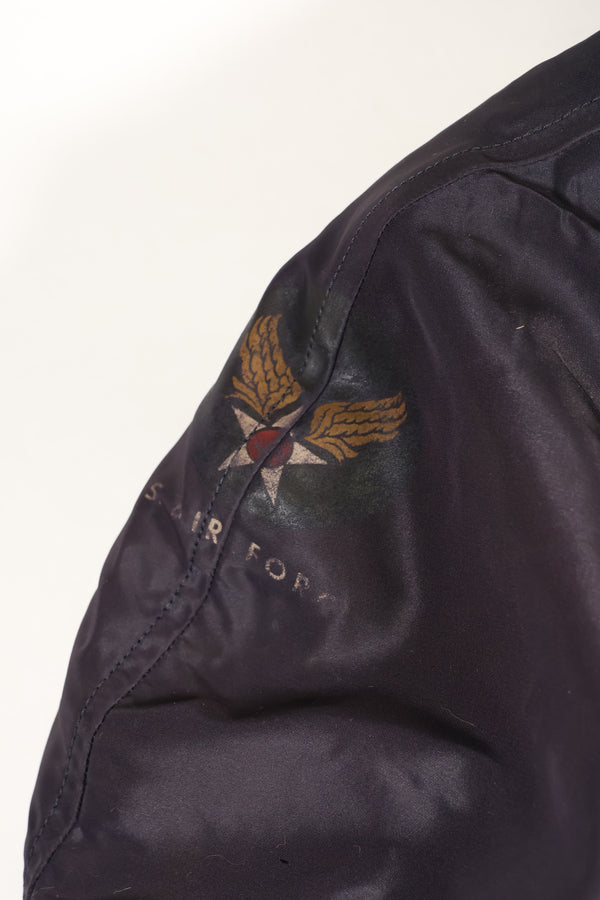 1950's MEDIUM USAF N3-A Flight Jacket Aircrew, faded, used.