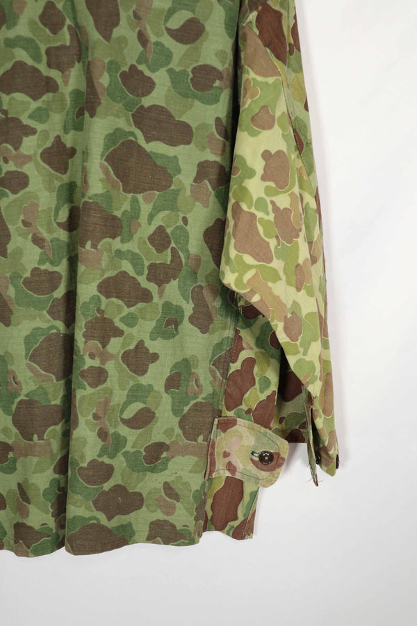 実物生地　フロッグスキン迷彩　フランス軍空挺ジャケット　再現品　ダックハンター　中古品