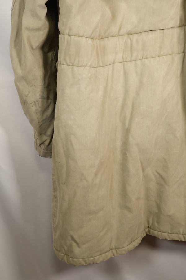 1940s กองทัพเรือสหรัฐฯ เสื้อโค้ทกันลมแบบมีฮู้ด BB-61 USS IOWA สินค้ามือสอง