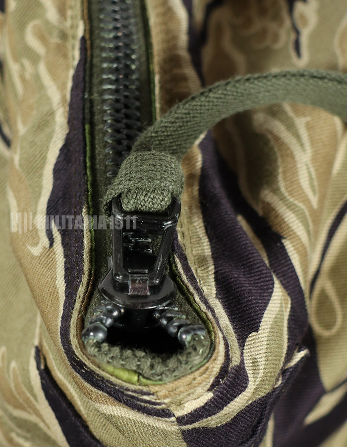 2nd Run MILITARIA 1911 Gold Tiger Stripe 1960s-70s Helmet Bag