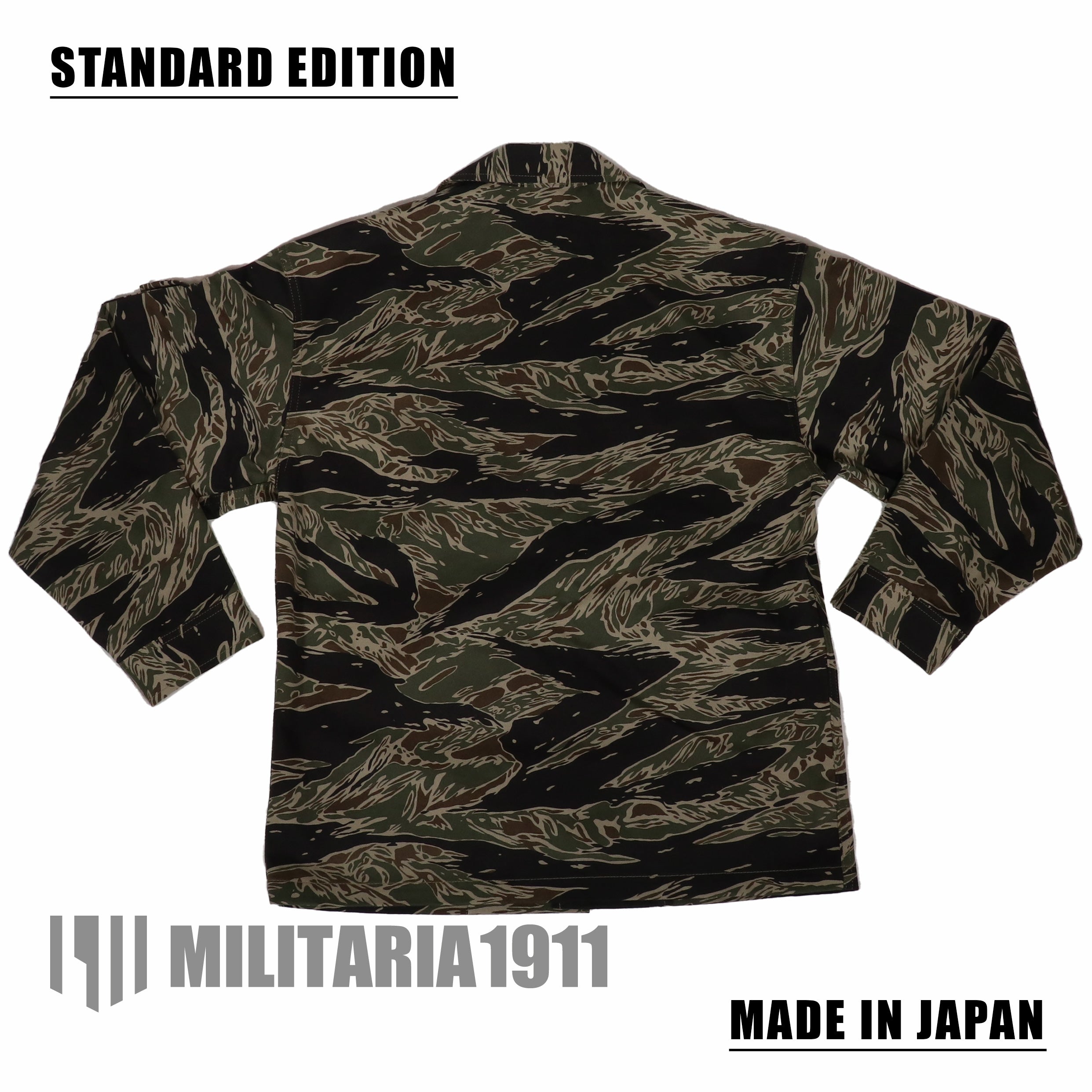 MILITARIA 1911 MADE IN JAPAN シルバータイガーストライプ　シャツ　スタンダードエディション