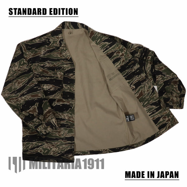 MILITARIA 1911 MADE IN JAPAN シルバータイガーストライプ　シャツ　スタンダードエディション