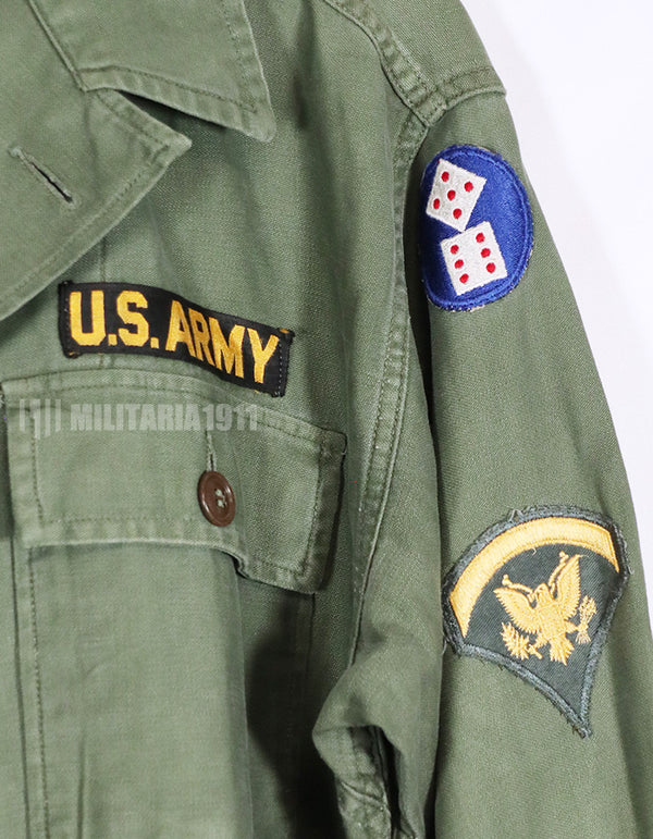 Real OG-107 early utility shirt, used with patch
