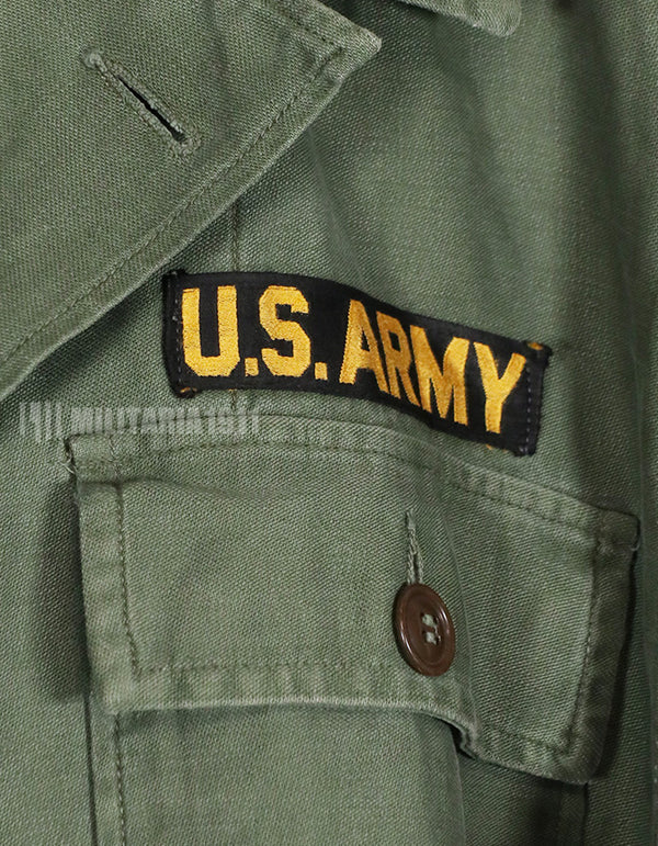 Real OG-107 early utility shirt, used with patch