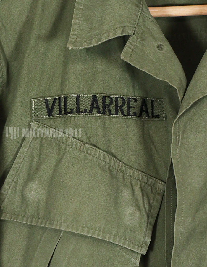 Real 1967 3rd Model Jungle Fatigue Jacket USAF, personal modification, Taylor fix.