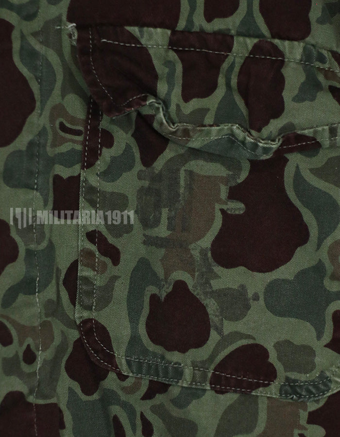 Real Korean Marine Corps Duck Hunter Camouflage Jacket During Vietnam War