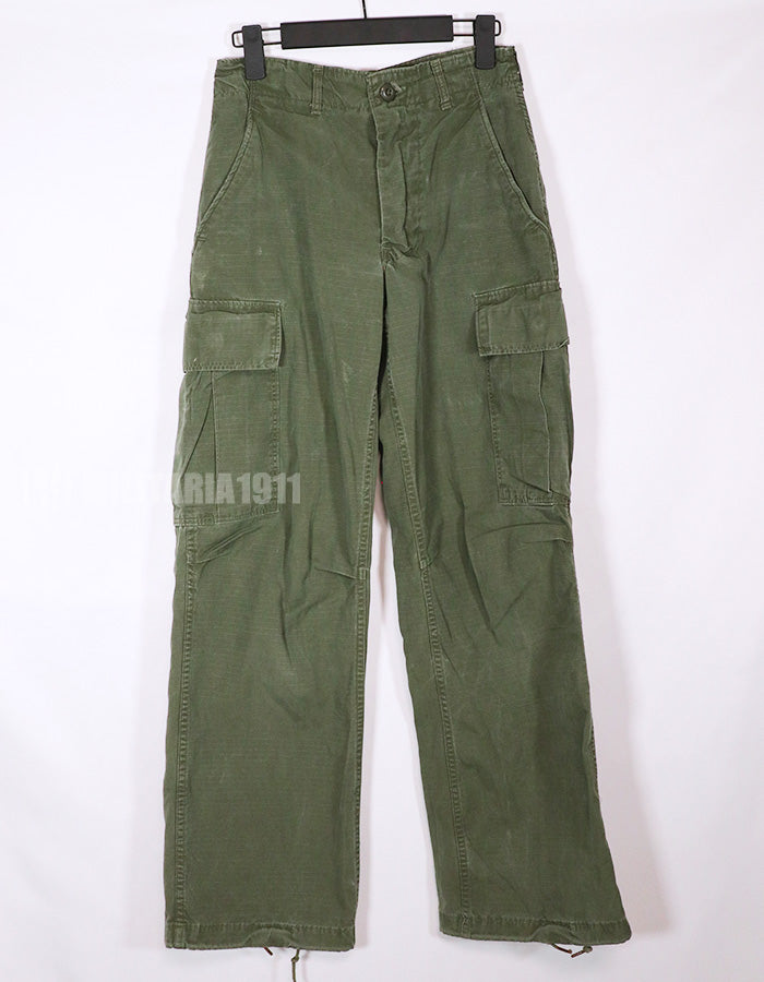 実物　1969年製 4th Model ジャングルファティーグ パンツ　X-Sサイズ　中古品　退色あり