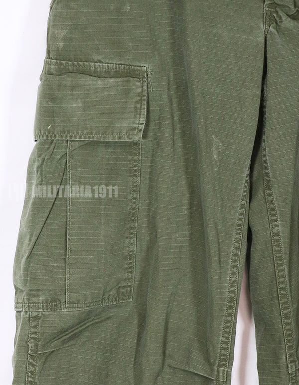 実物　1969年製 4th Model ジャングルファティーグ パンツ　X-Sサイズ　中古品　退色あり