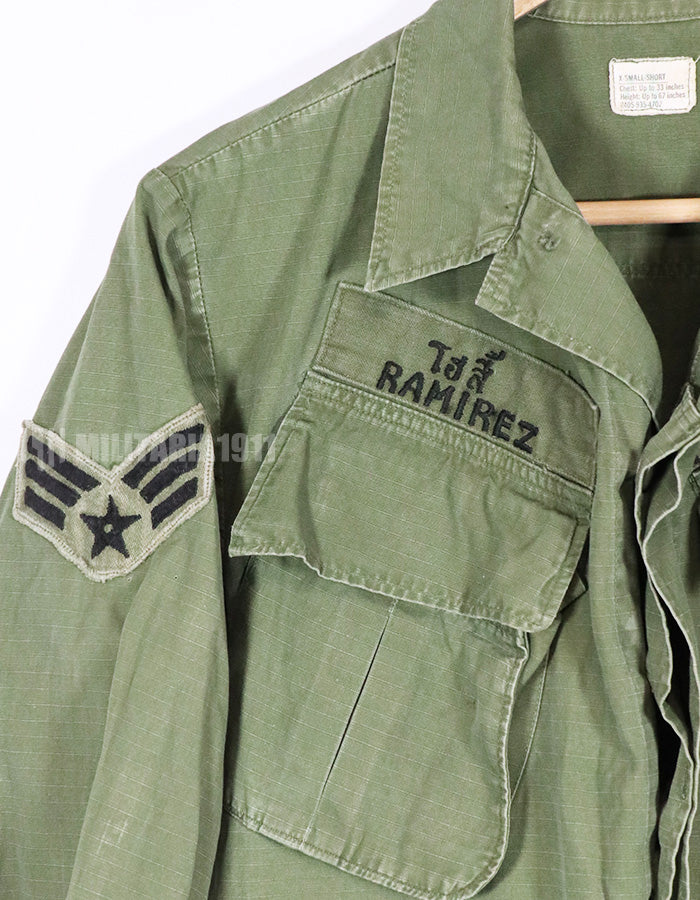 実物　アメリカ空軍　タイ駐屯　スーバニアハット&4th Modelファティーグジャケット　セット