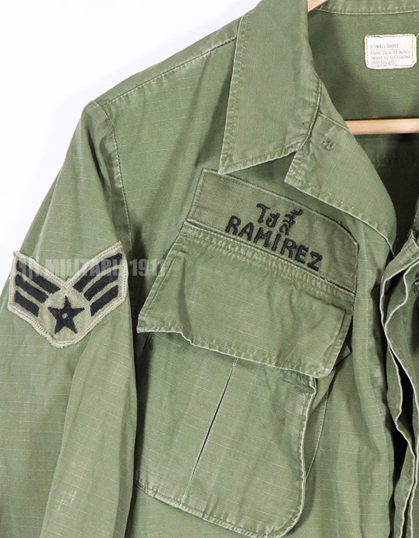 実物　アメリカ空軍　タイ駐屯　スーバニアハット&4th Modelファティーグジャケット　セット