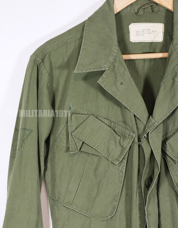 実物　3rd Model ジャングルファティーグ　ジャケット　S-L  パッチ跡あり
