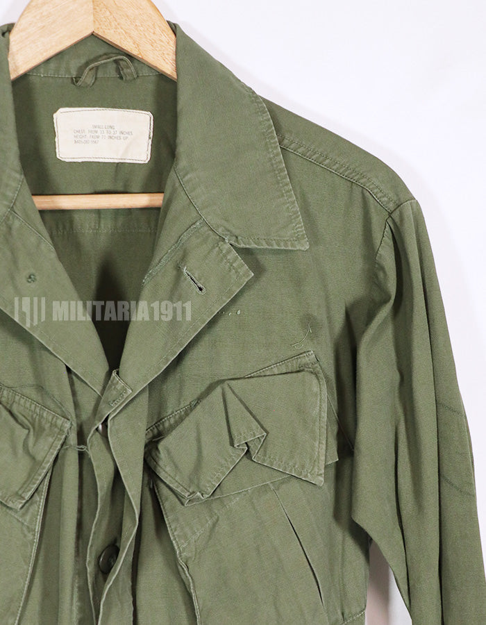 実物　3rd Model ジャングルファティーグ　ジャケット　S-L  パッチ跡あり