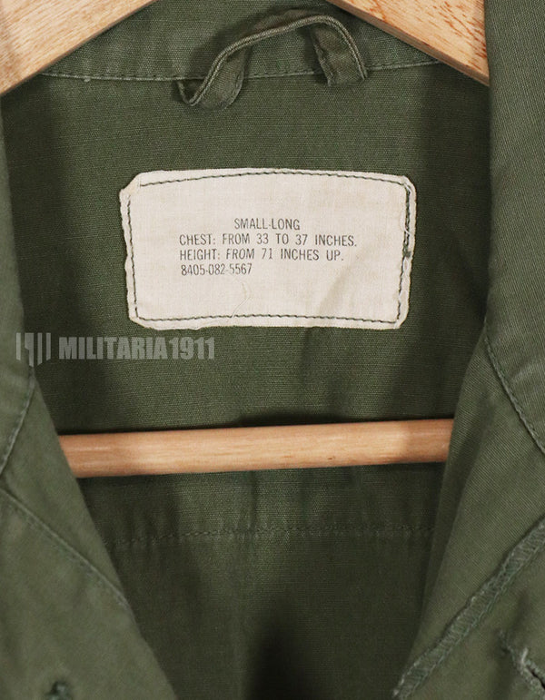 実物　3rd Model ジャングルファティーグ　ジャケット　S-L  パッチ跡あり