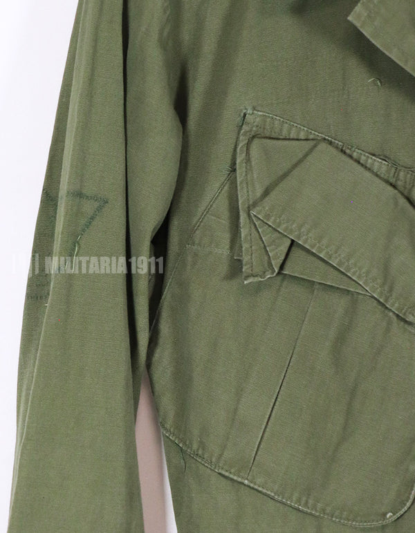 実物　3rd Model ジャングルファティーグ　ジャケット　S-L  パッチ跡あり