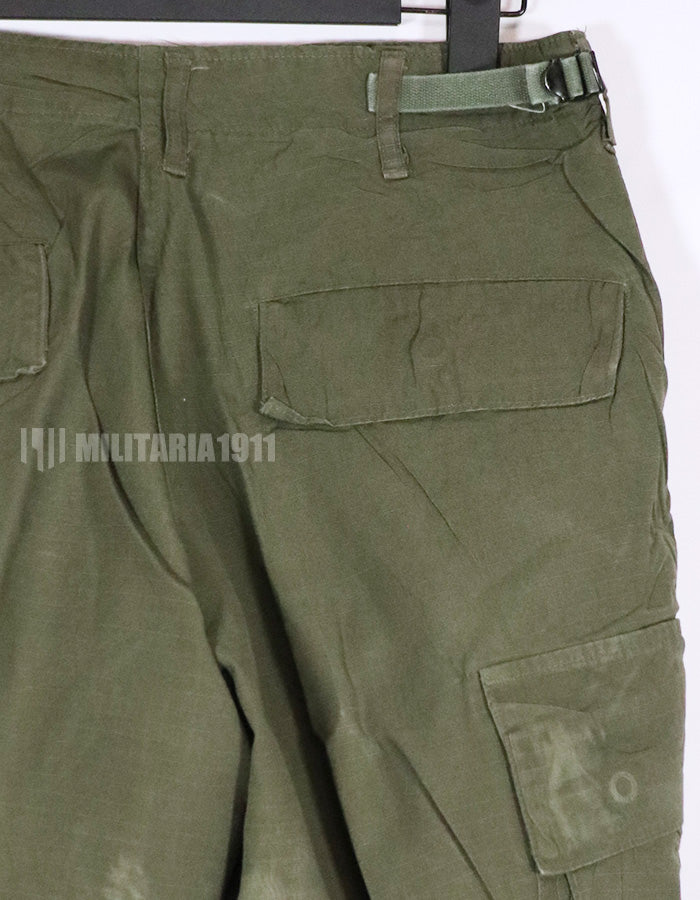 実物　1969年製　4th Model ジャングルファティーグ　パンツ　中古品　S-R 汚れあり
