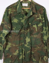 Real ERDL Non Rip Jacket by Poplin, M-S, faded, used.