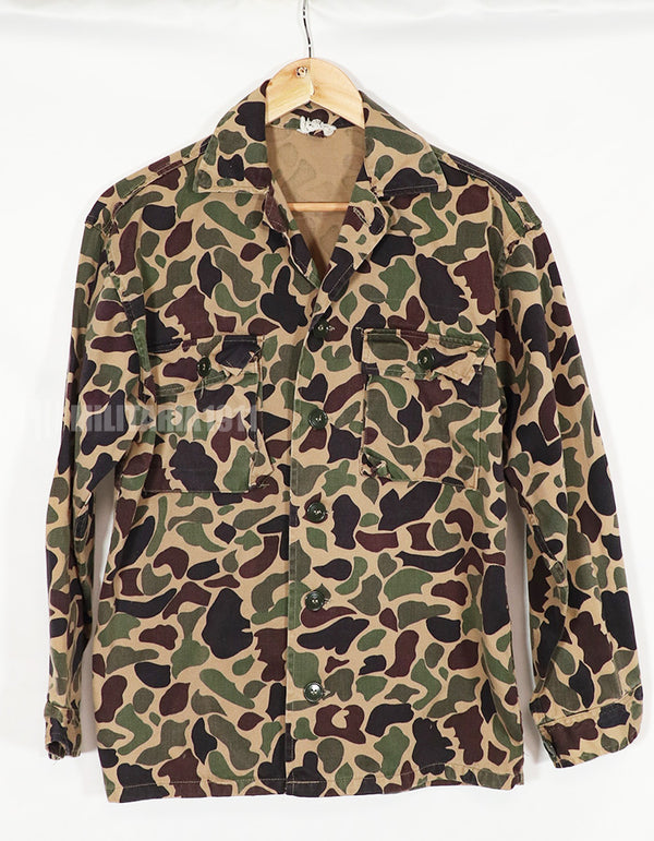 実物　CIDG BEOGUM迷彩　サイズタグほつれあり ジャケット　中古品