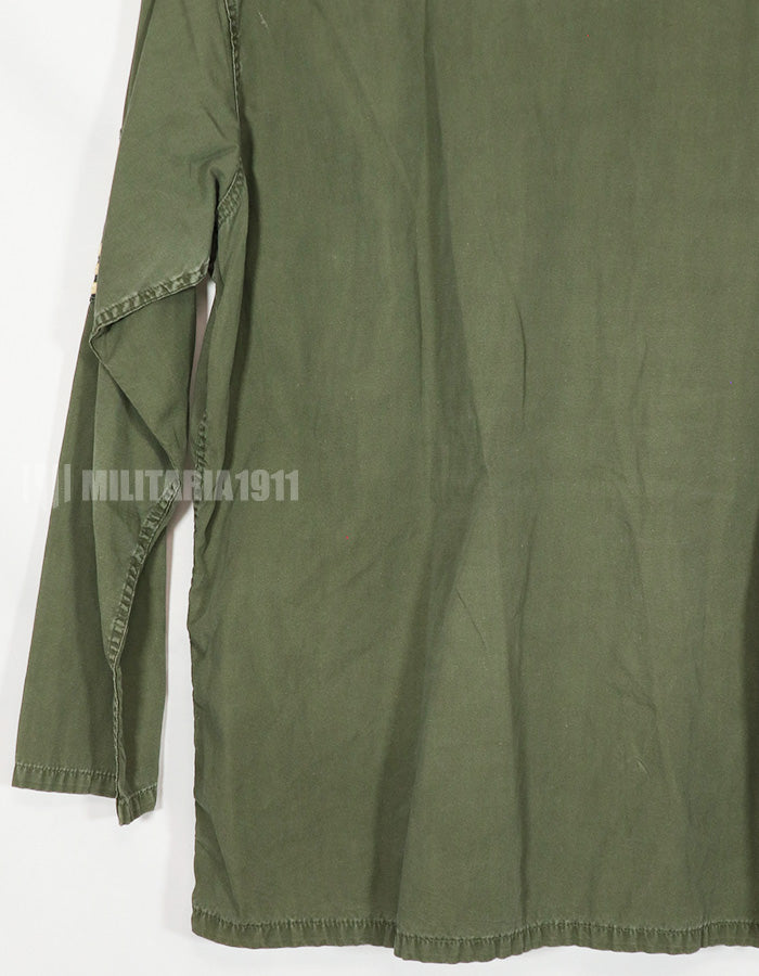 Real Poplin OG-107 Utility Shirt 101 Airborne patch retrofit PX item used