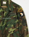 Real 1968 Ripstop ERDL Jungle Fatigue S-L 101 Airborne patch retrofitted