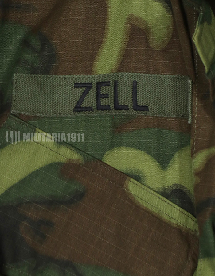 Real 1968 Ripstop ERDL Jungle Fatigue S-L 101 Airborne patch retrofitted