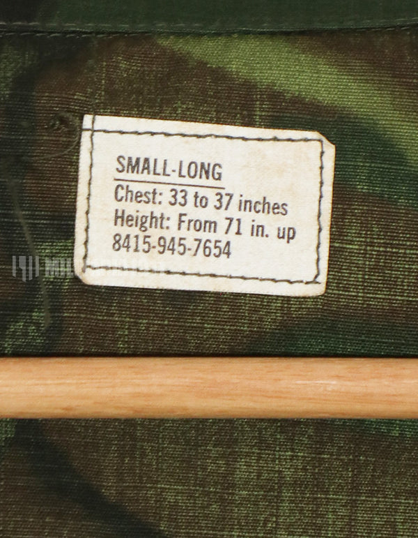 Real 1968 Ripstop ERDL Jungle Fatigue S-L 101 Airborne patch retrofitted