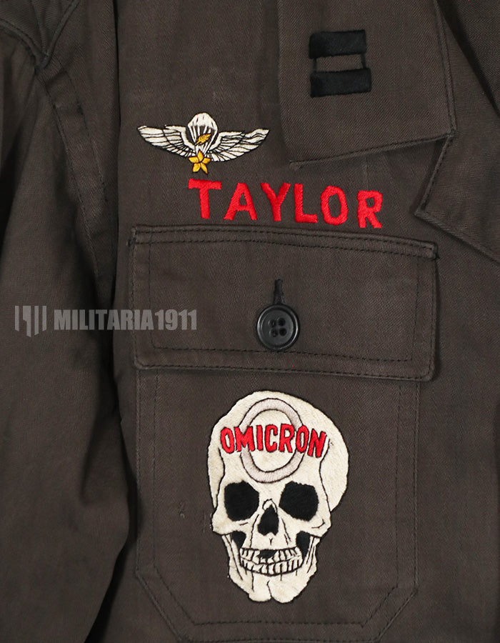 Replica MACV SOG 1-0 Black Jacket Direct Embroidery Old Replica Used