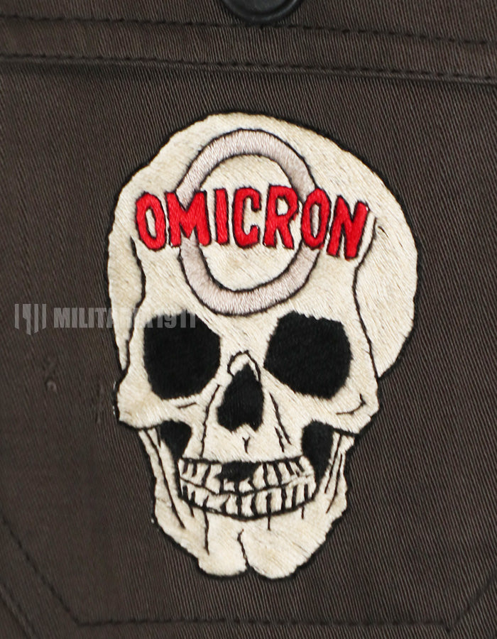 Replica MACV SOG 1-0 Black Jacket Direct Embroidery Old Replica Used