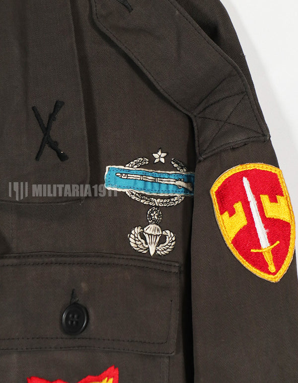 Replica MACV SOG 1-0 Black Jacket Direct Embroidery Old Replica Used